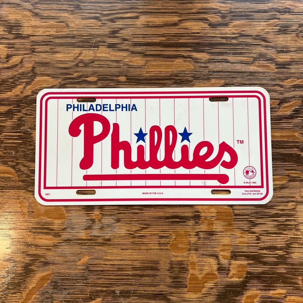Philadelphia Phillies Front License Plate